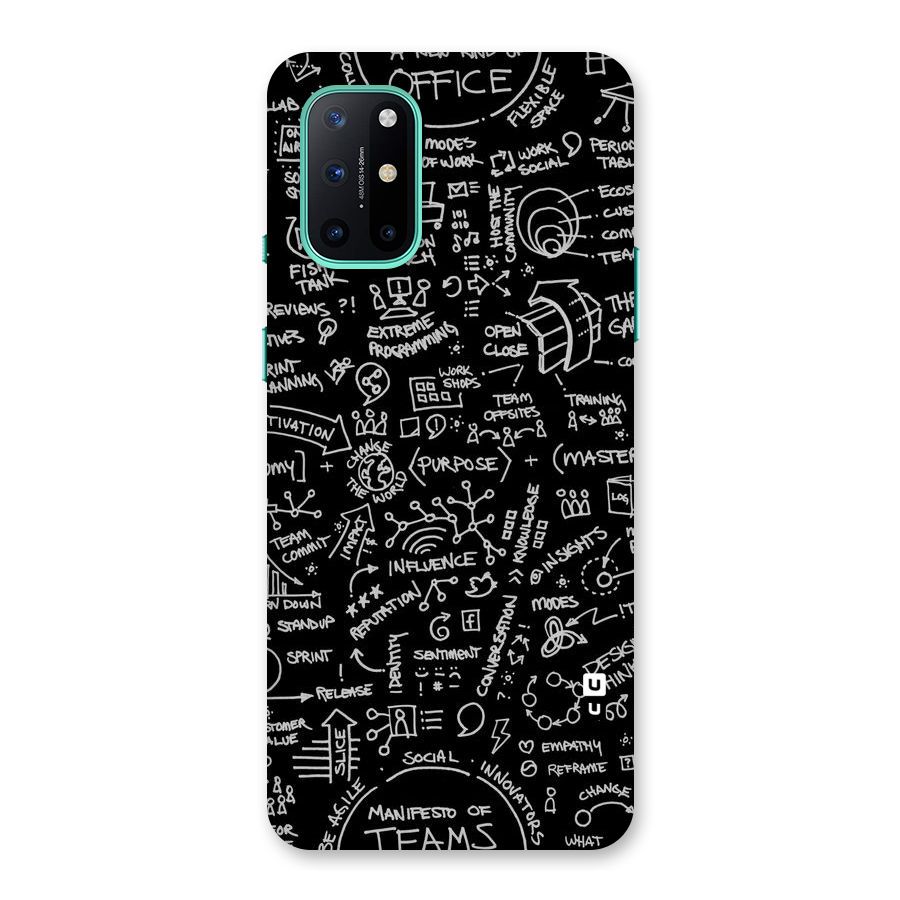 Anatomy Pattern Back Case for OnePlus 8T