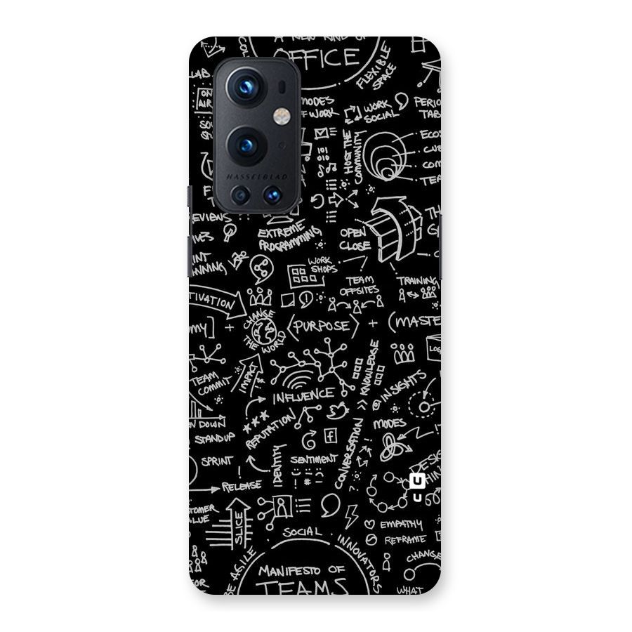 Anatomy Pattern Back Case for OnePlus 9 Pro
