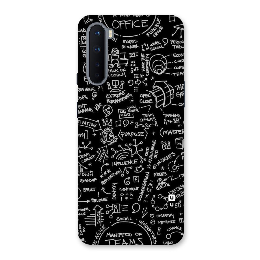 Anatomy Pattern Back Case for OnePlus Nord