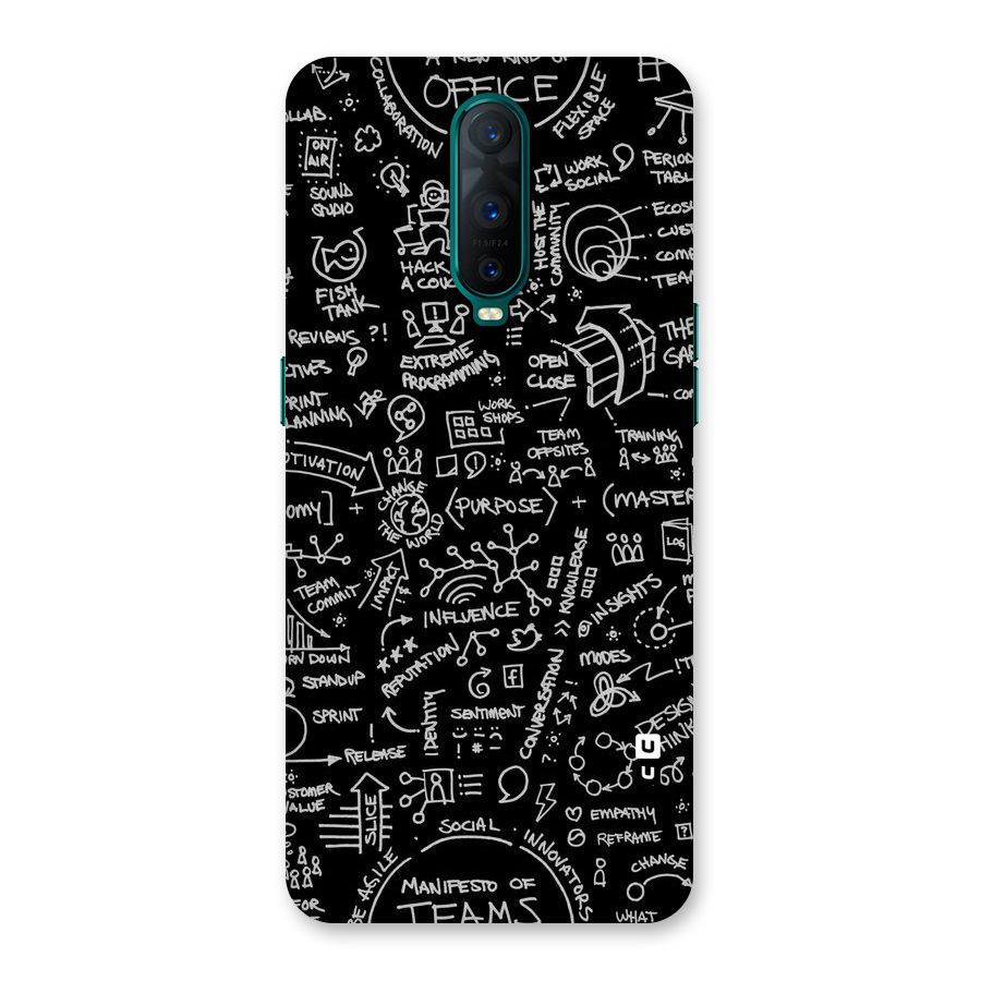 Anatomy Pattern Back Case for Oppo R17 Pro