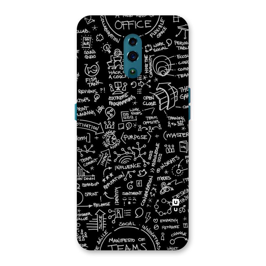 Anatomy Pattern Back Case for Oppo Reno