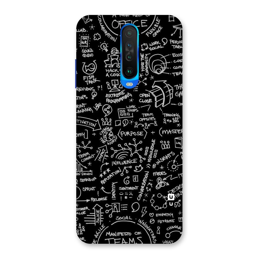 Anatomy Pattern Back Case for Poco X2