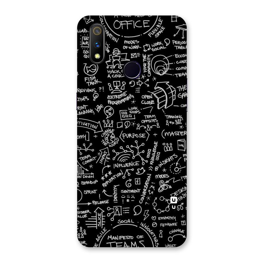 Anatomy Pattern Back Case for Realme 3 Pro