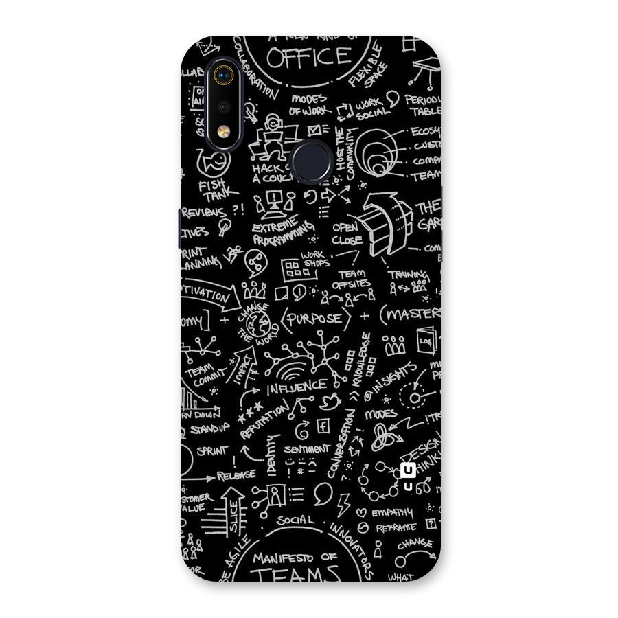 Anatomy Pattern Back Case for Realme 3i