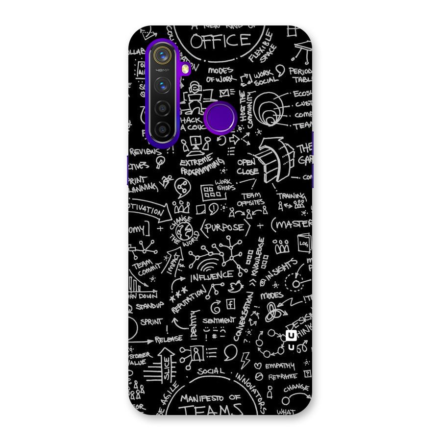 Anatomy Pattern Back Case for Realme 5 Pro