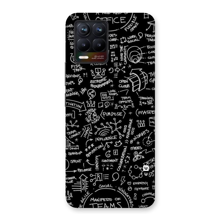 Anatomy Pattern Back Case for Realme 8