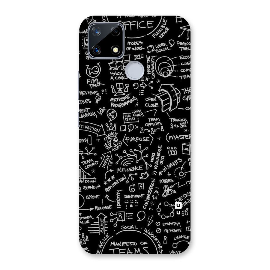 Anatomy Pattern Back Case for Realme Narzo 20
