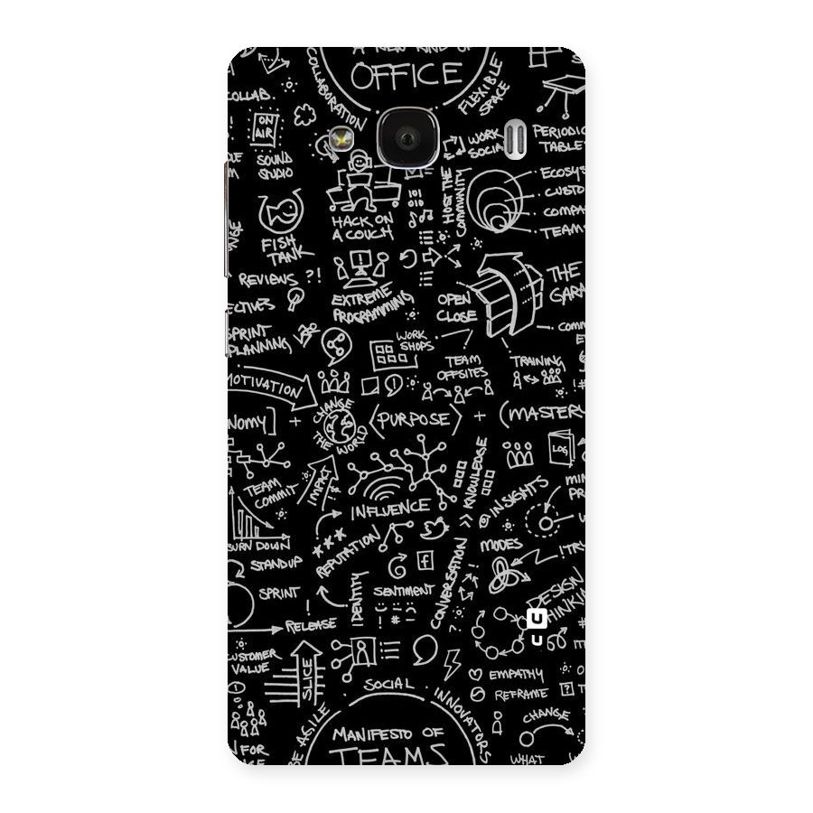 Anatomy Pattern Back Case for Redmi 2s