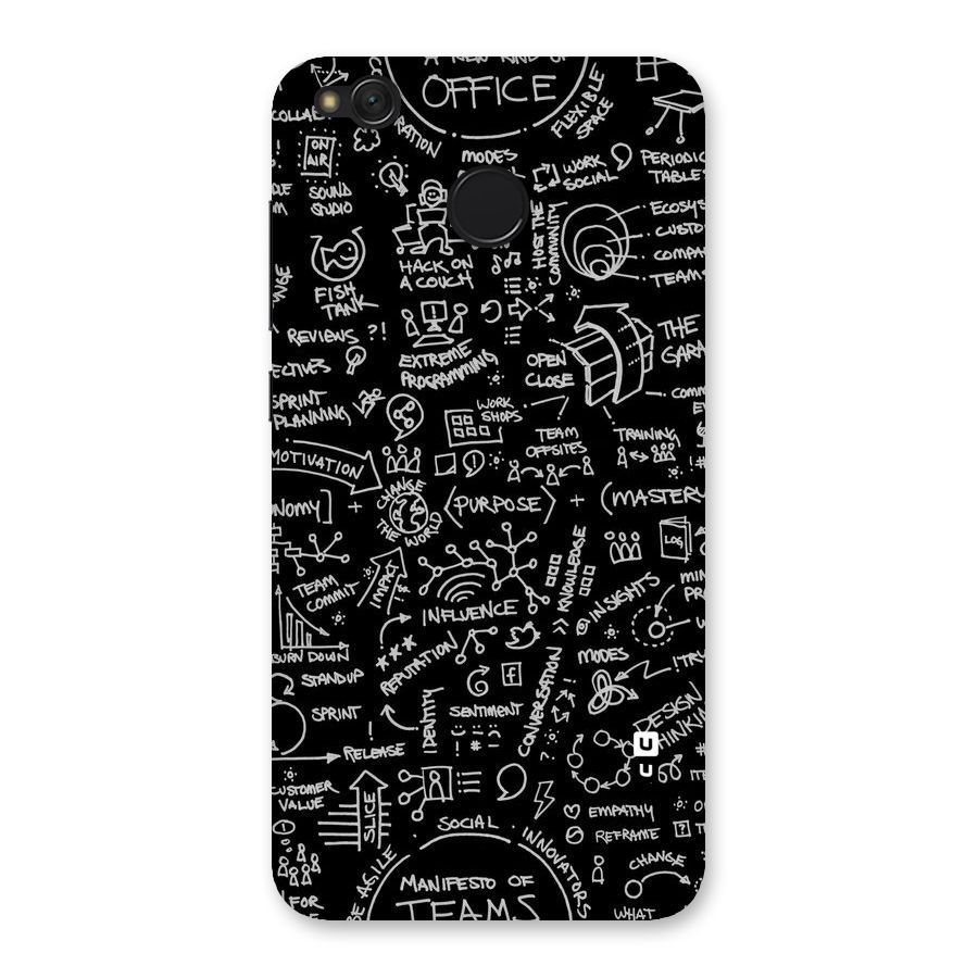 Anatomy Pattern Back Case for Redmi 4