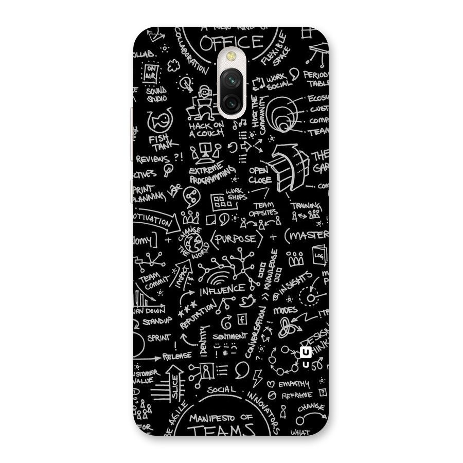 Anatomy Pattern Back Case for Redmi 8A Dual