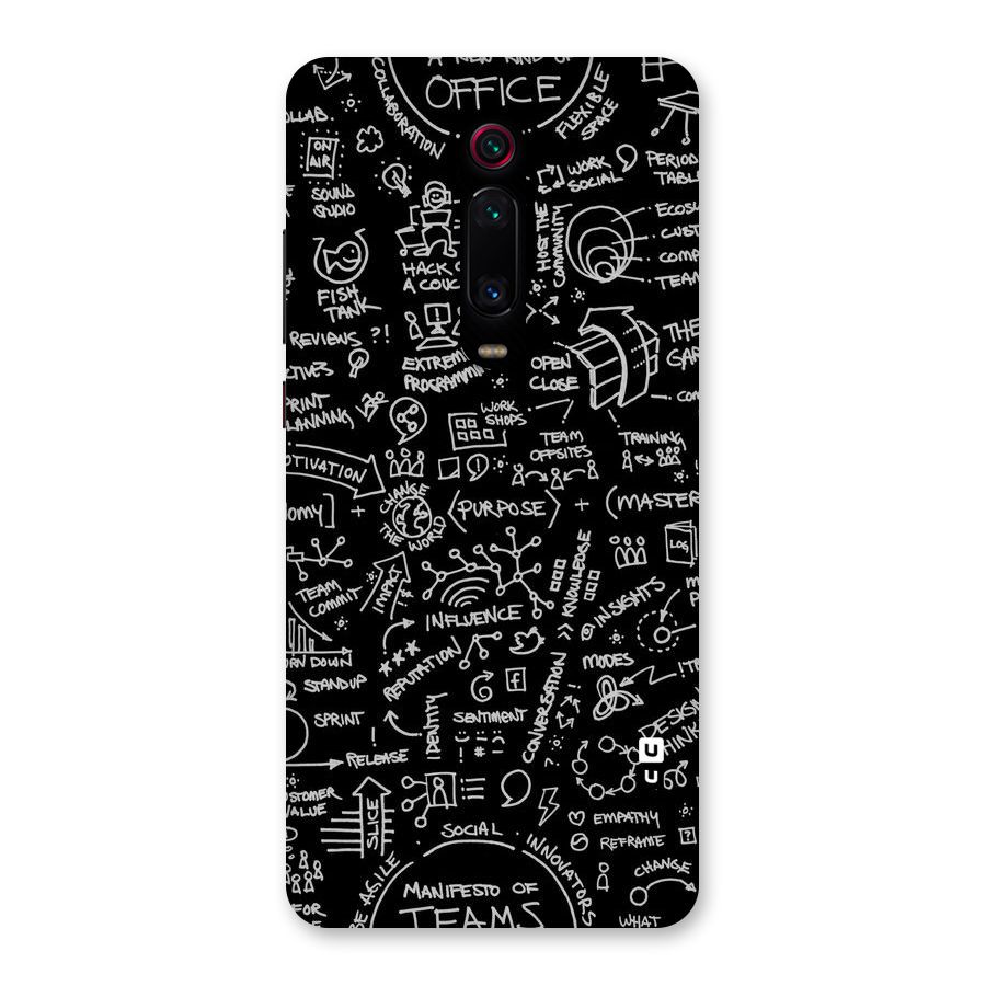 Anatomy Pattern Back Case for Redmi K20