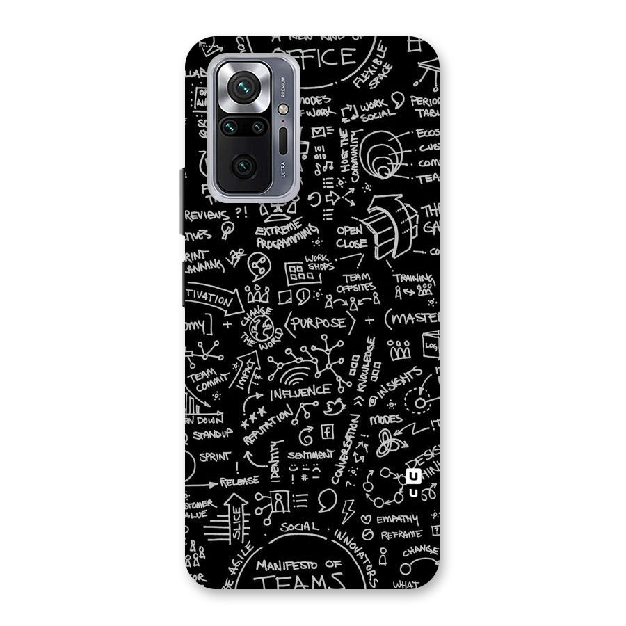 Anatomy Pattern Back Case for Redmi Note 10 Pro