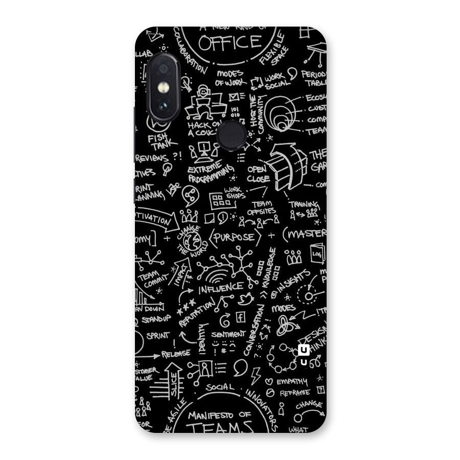 Anatomy Pattern Back Case for Redmi Note 5 Pro