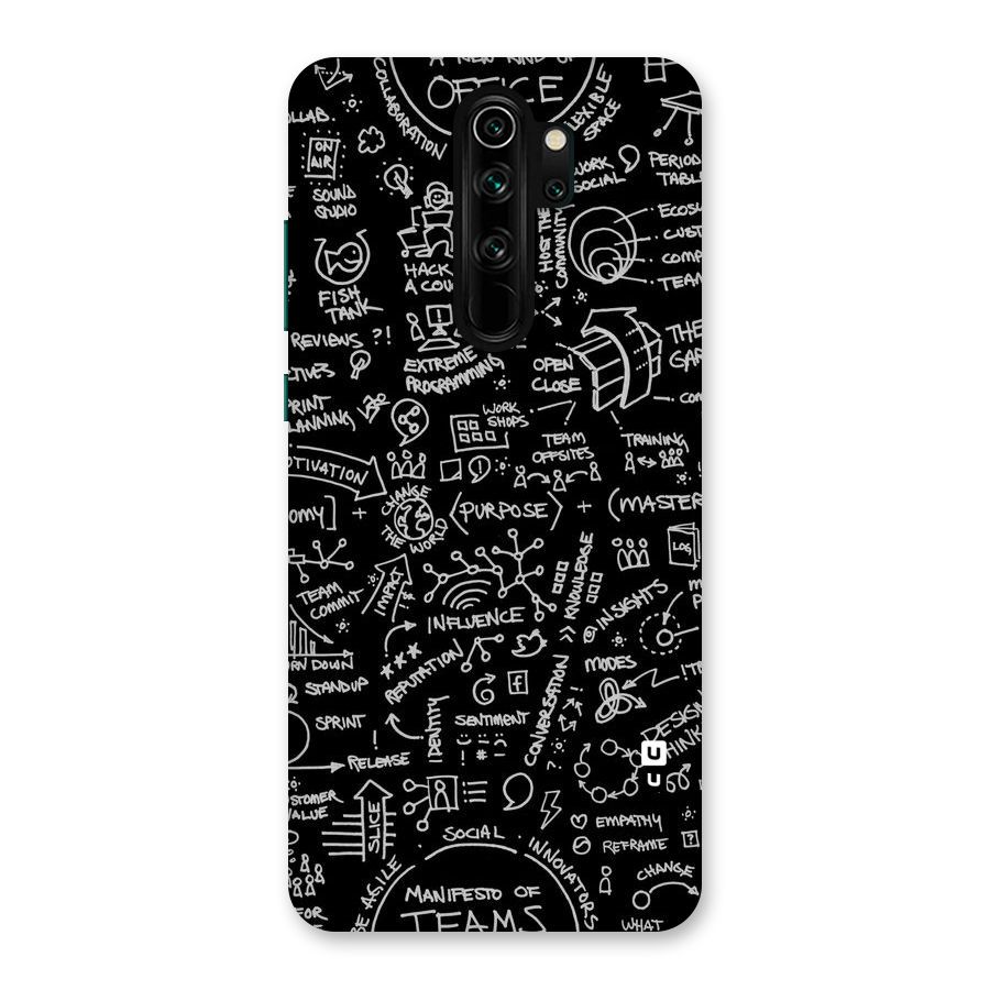 Anatomy Pattern Back Case for Redmi Note 8 Pro