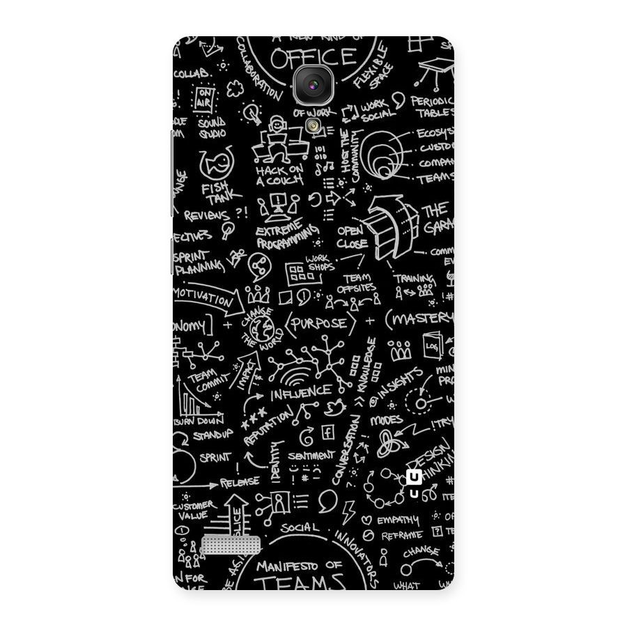 Anatomy Pattern Back Case for Redmi Note Prime