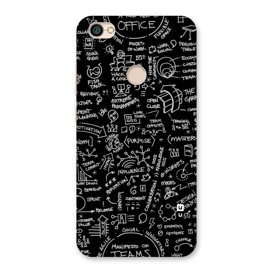 Anatomy Pattern Back Case for Redmi Y1 2017