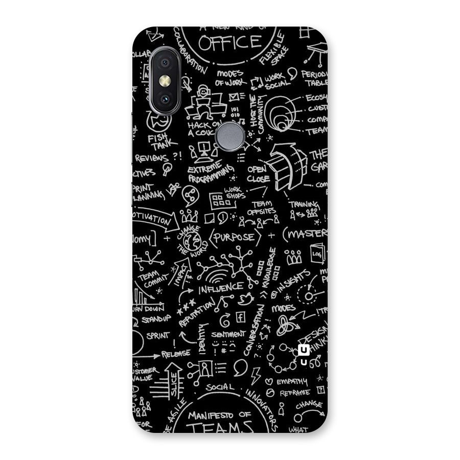 Anatomy Pattern Back Case for Redmi Y2