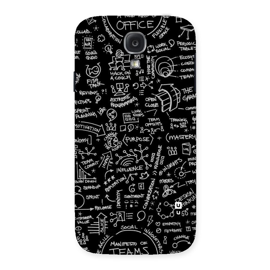 Anatomy Pattern Back Case for Samsung Galaxy S4