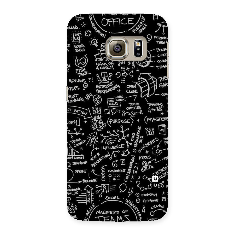 Anatomy Pattern Back Case for Samsung Galaxy S6 Edge