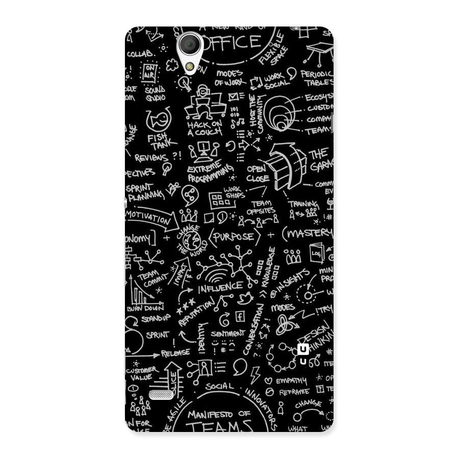 Anatomy Pattern Back Case for Sony Xperia C4