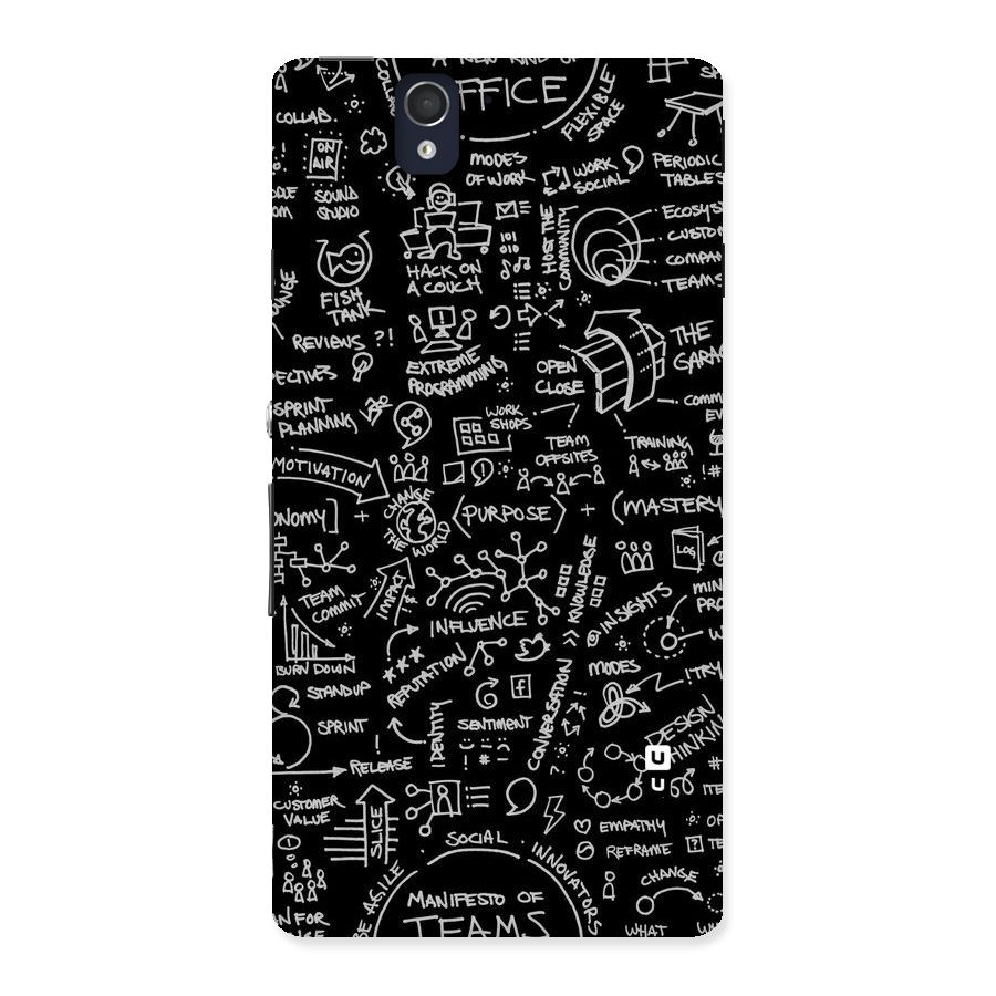 Anatomy Pattern Back Case for Sony Xperia Z