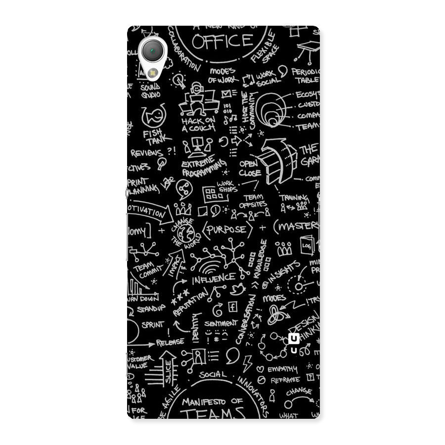 Anatomy Pattern Back Case for Sony Xperia Z3