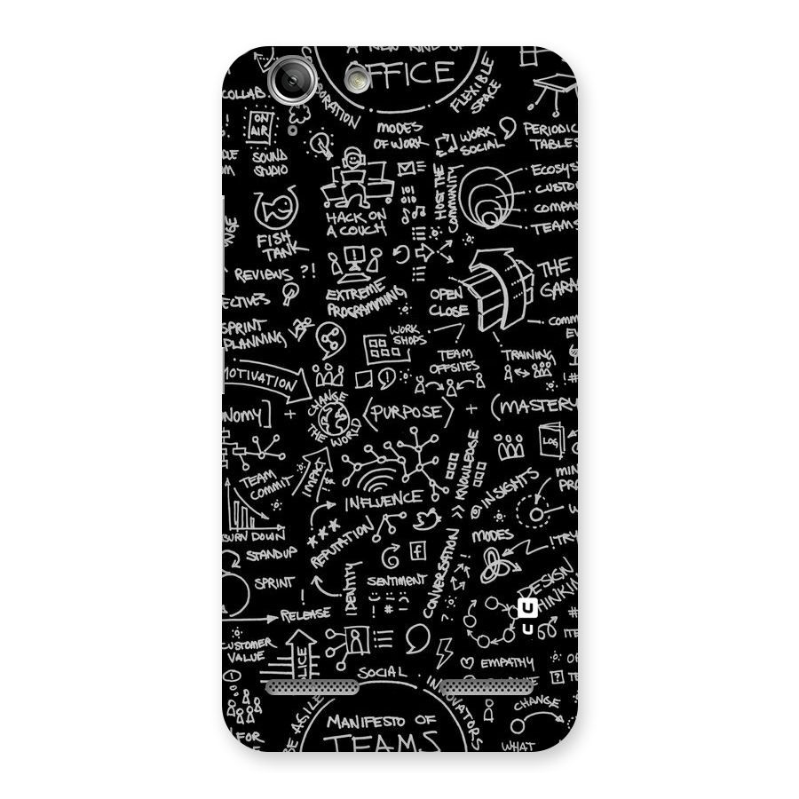 Anatomy Pattern Back Case for Vibe K5 Plus