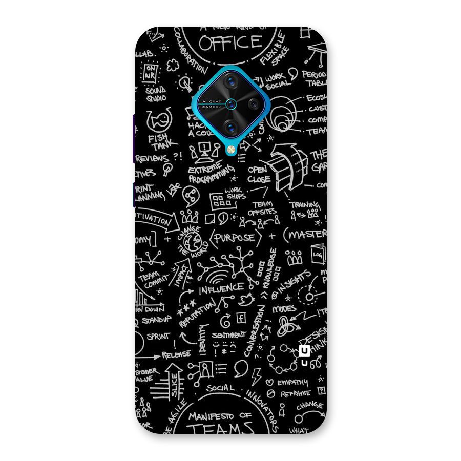 Anatomy Pattern Back Case for Vivo S1 Pro