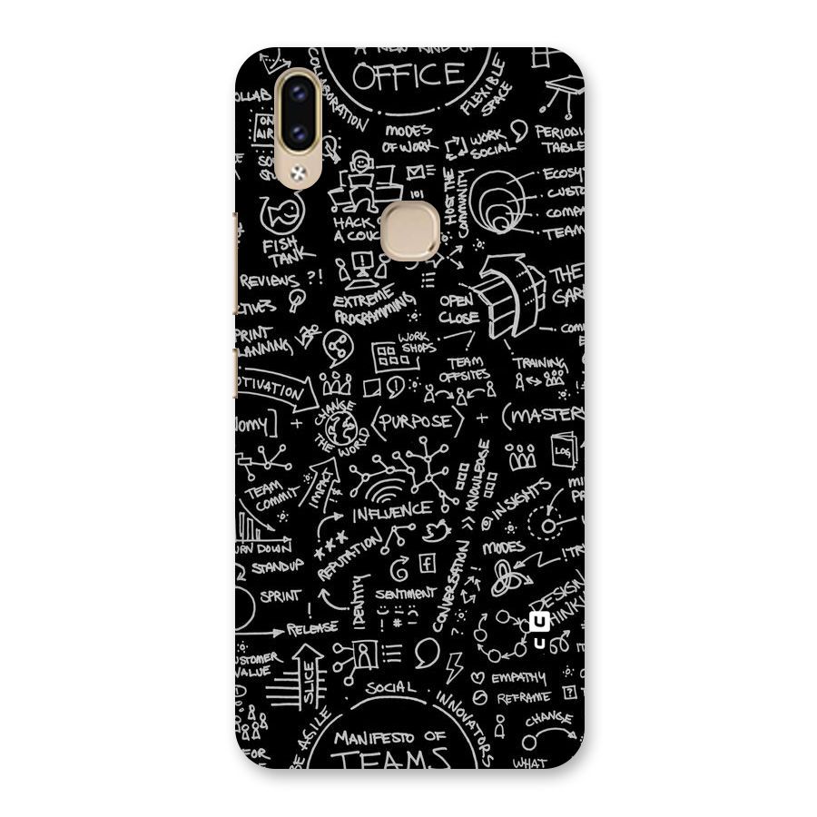 Anatomy Pattern Back Case for Vivo V9 Youth