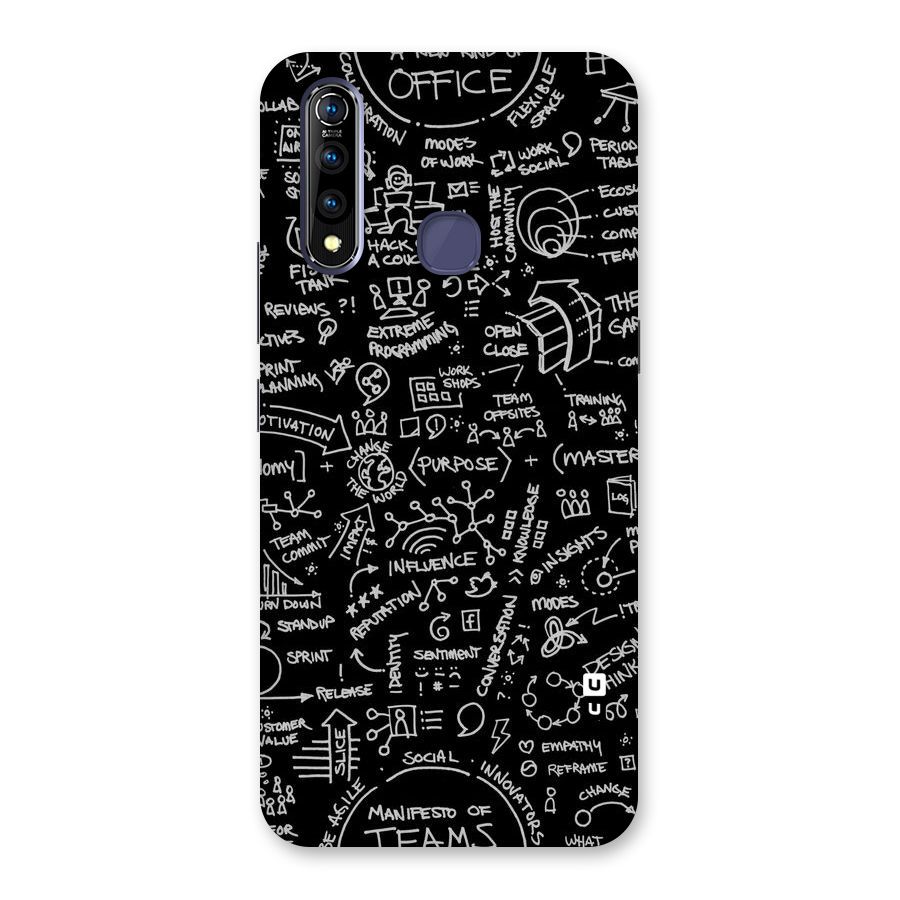 Anatomy Pattern Back Case for Vivo Z1 Pro