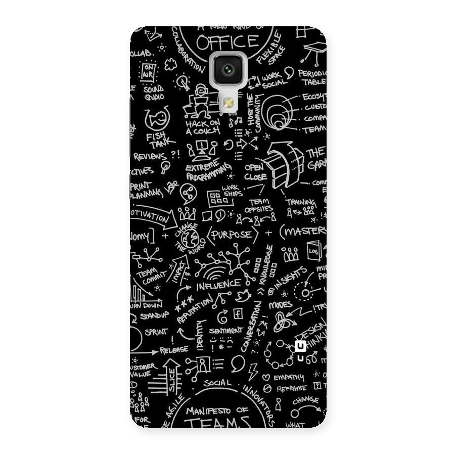 Anatomy Pattern Back Case for Xiaomi Mi 4