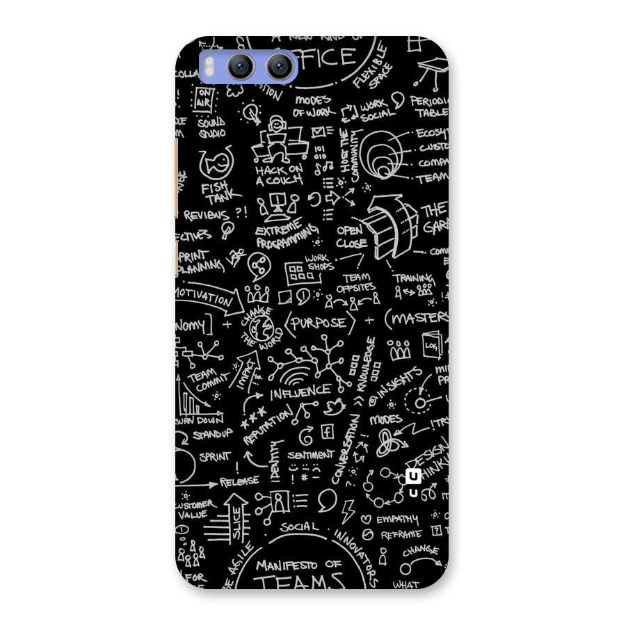 Anatomy Pattern Back Case for Xiaomi Mi 6