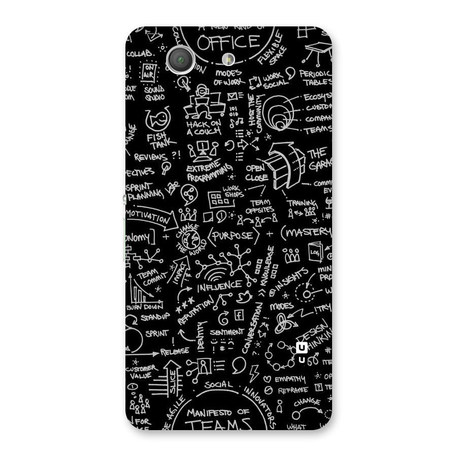 Anatomy Pattern Back Case for Xperia Z3 Compact