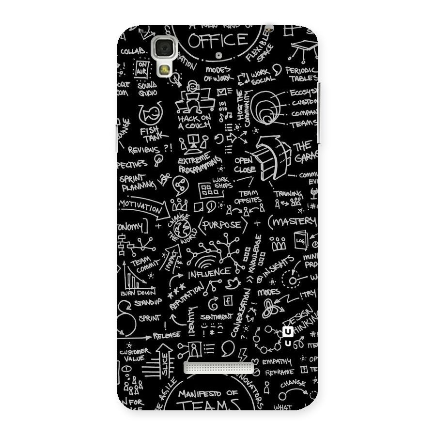 Anatomy Pattern Back Case for YU Yureka Plus