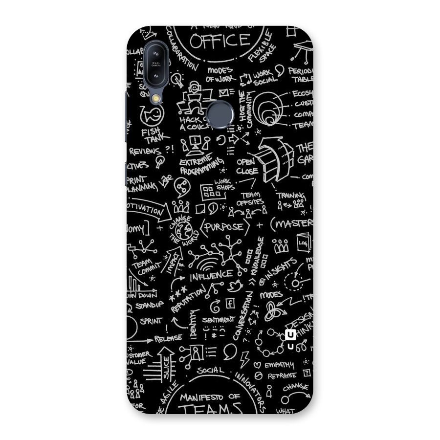 Anatomy Pattern Back Case for Zenfone Max M2