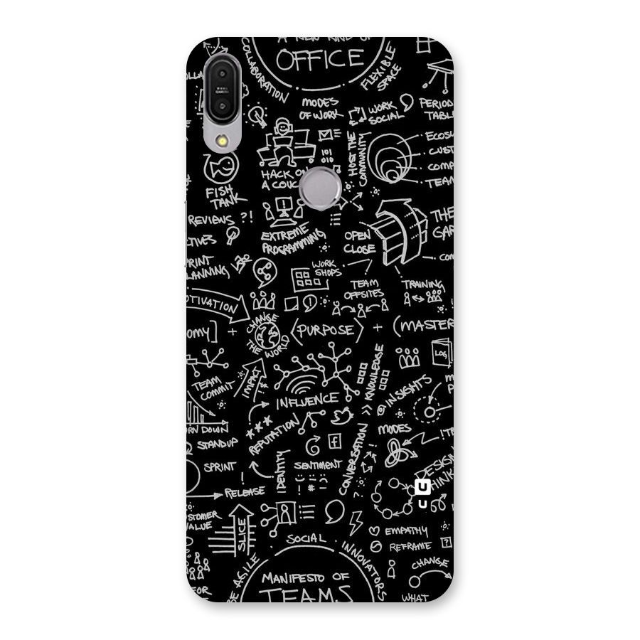 Anatomy Pattern Back Case for Zenfone Max Pro M1