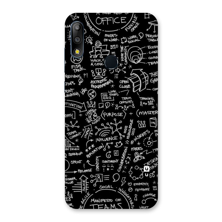 Anatomy Pattern Back Case for Zenfone Max Pro M2