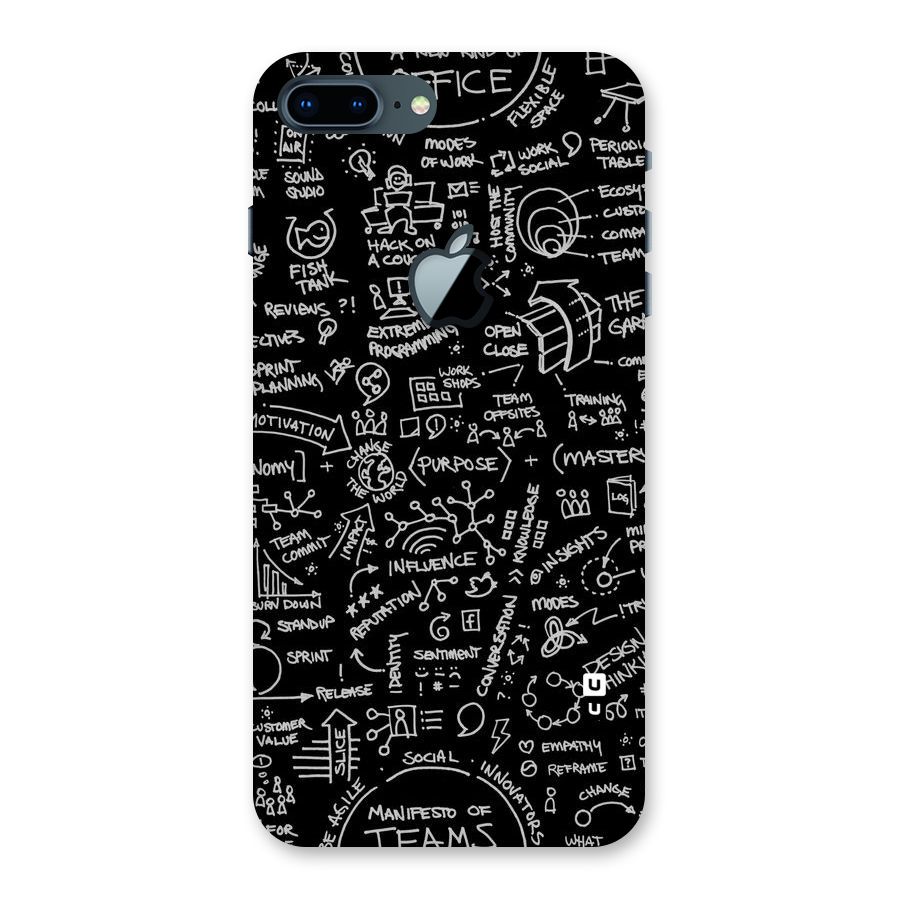 Anatomy Pattern Back Case for iPhone 7 Plus Apple Cut