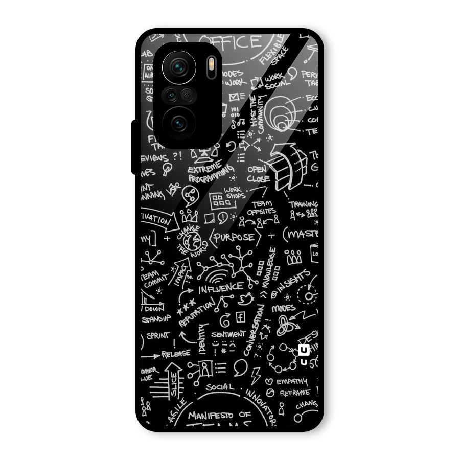 Anatomy Pattern Glass Back Case for Mi 11x
