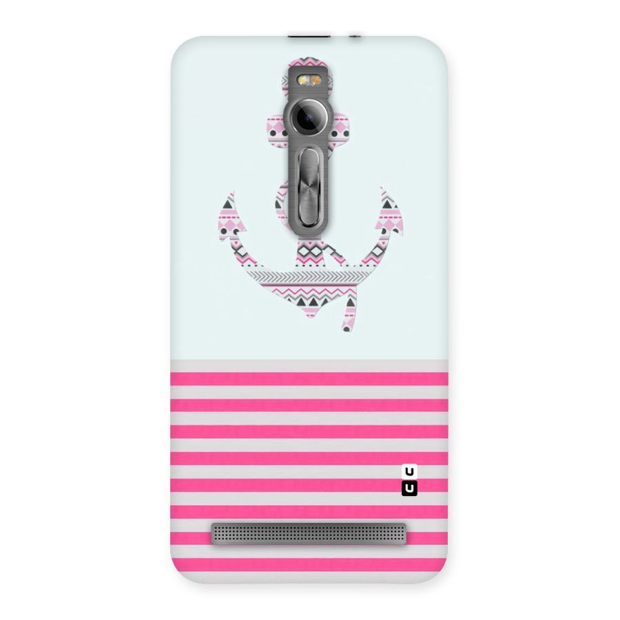 Anchor Design Stripes Back Case for Asus Zenfone 2