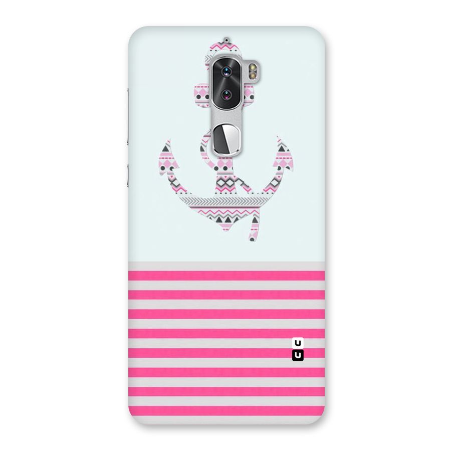 Anchor Design Stripes Back Case for Coolpad Cool 1