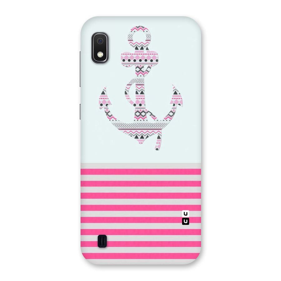 Anchor Design Stripes Back Case for Galaxy A10