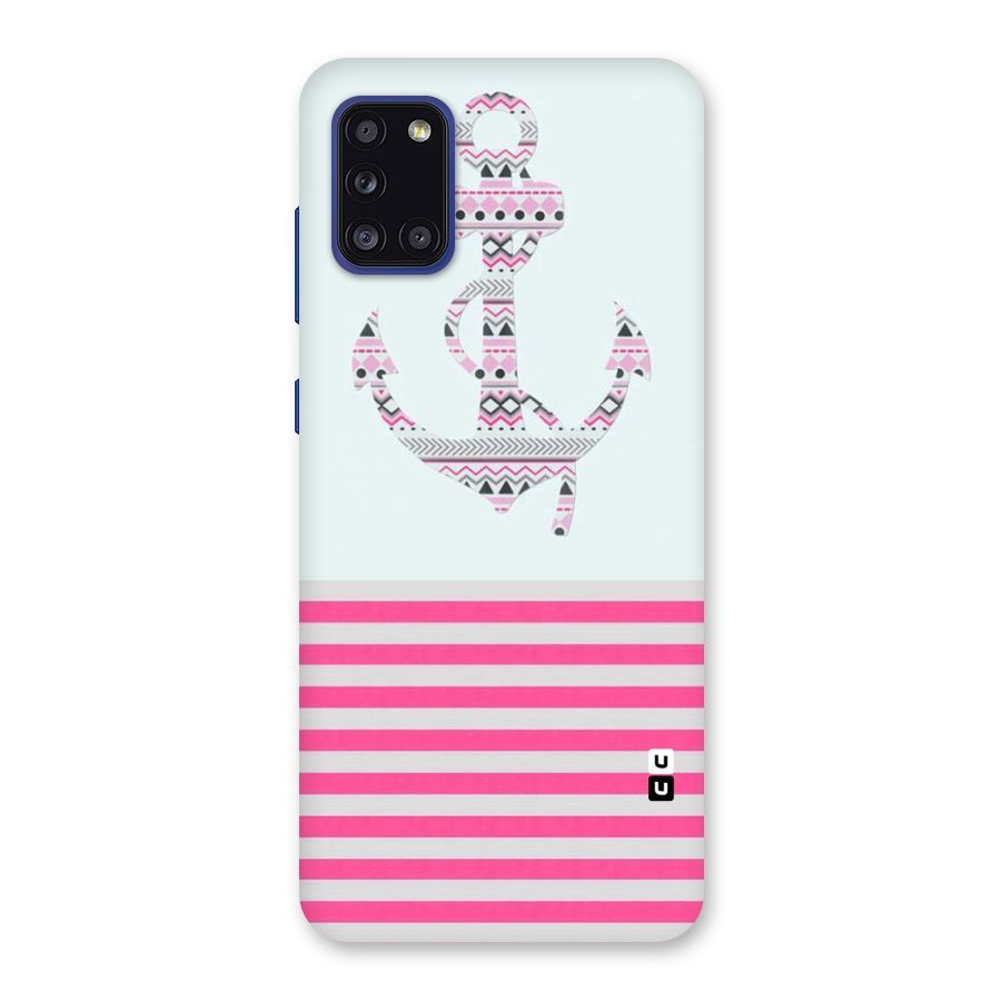 Anchor Design Stripes Back Case for Galaxy A31