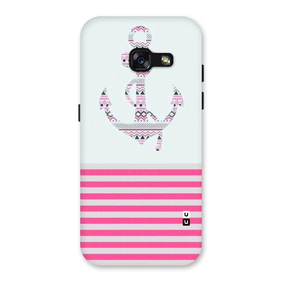 Anchor Design Stripes Back Case for Galaxy A3 (2017)