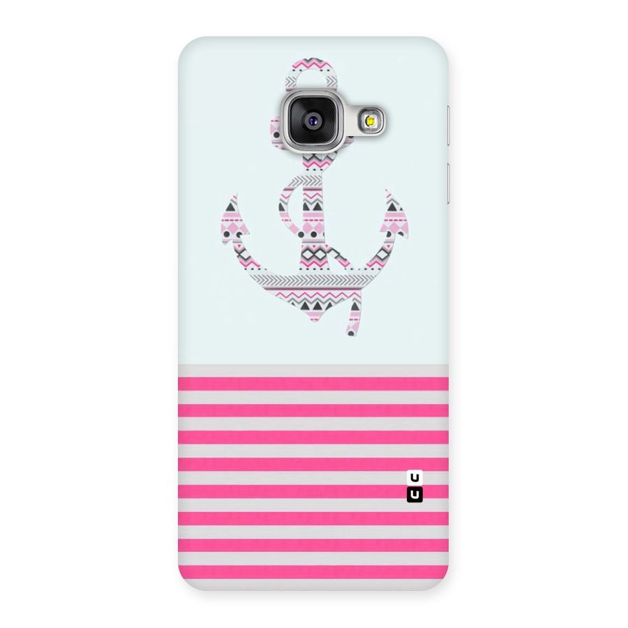 Anchor Design Stripes Back Case for Galaxy A3 2016
