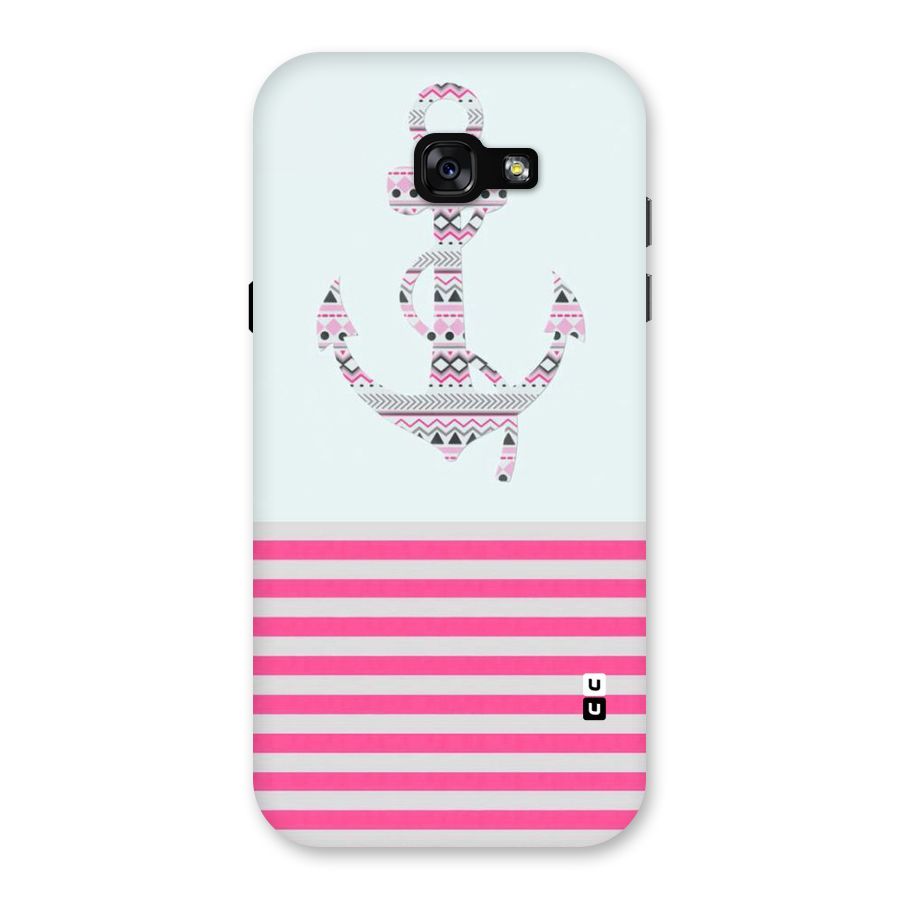 Anchor Design Stripes Back Case for Galaxy A7 (2017)