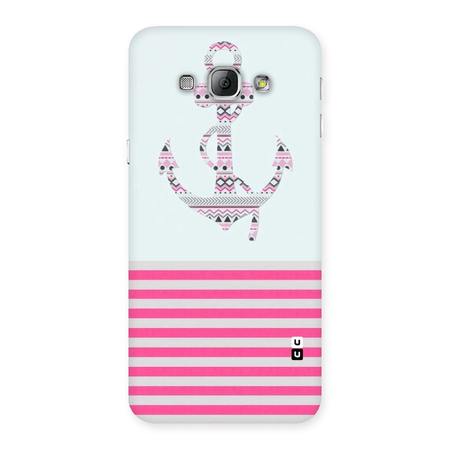 Anchor Design Stripes Back Case for Galaxy A8