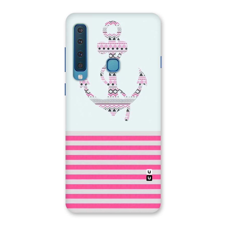 Anchor Design Stripes Back Case for Galaxy A9 (2018)