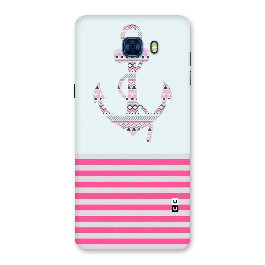 Anchor Design Stripes Back Case for Galaxy C7 Pro