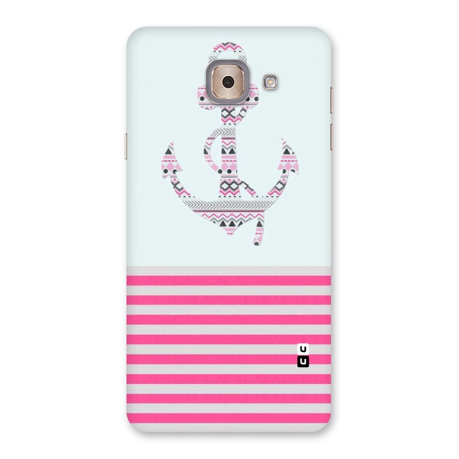 Anchor Design Stripes Back Case for Galaxy J7 Max